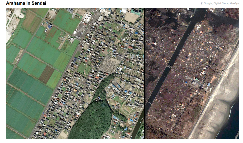 earthquake before and after pictures. Japan Earthquake: Before And