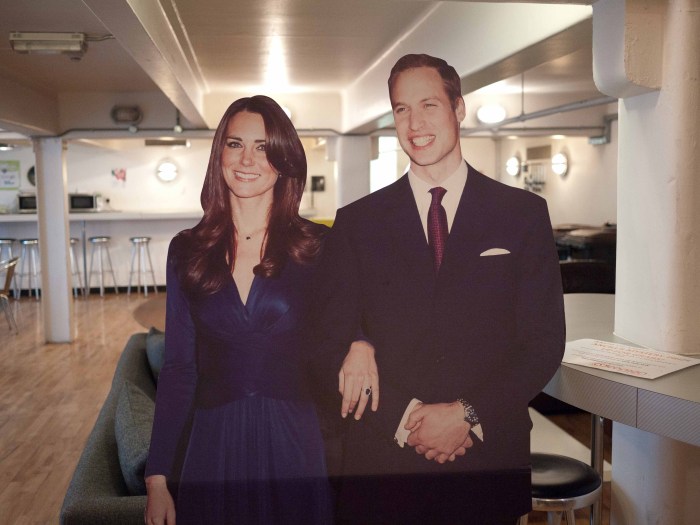Prince William Kate Middleton Cardboard Cut Out